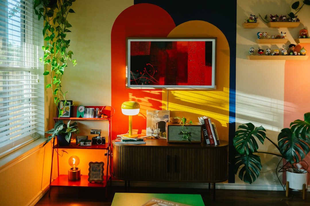Child-friendly play area with colorful toys