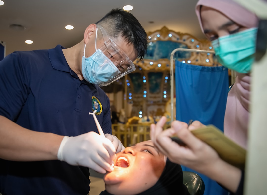 Bright, modern cosmetic dentistry treatment room with warm natural lighting